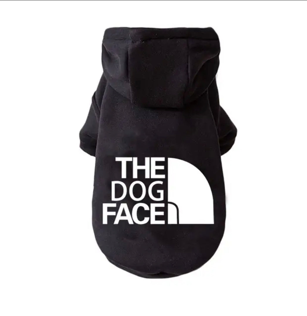 Trui met Kap Zwart Maat L (Jack Russel)